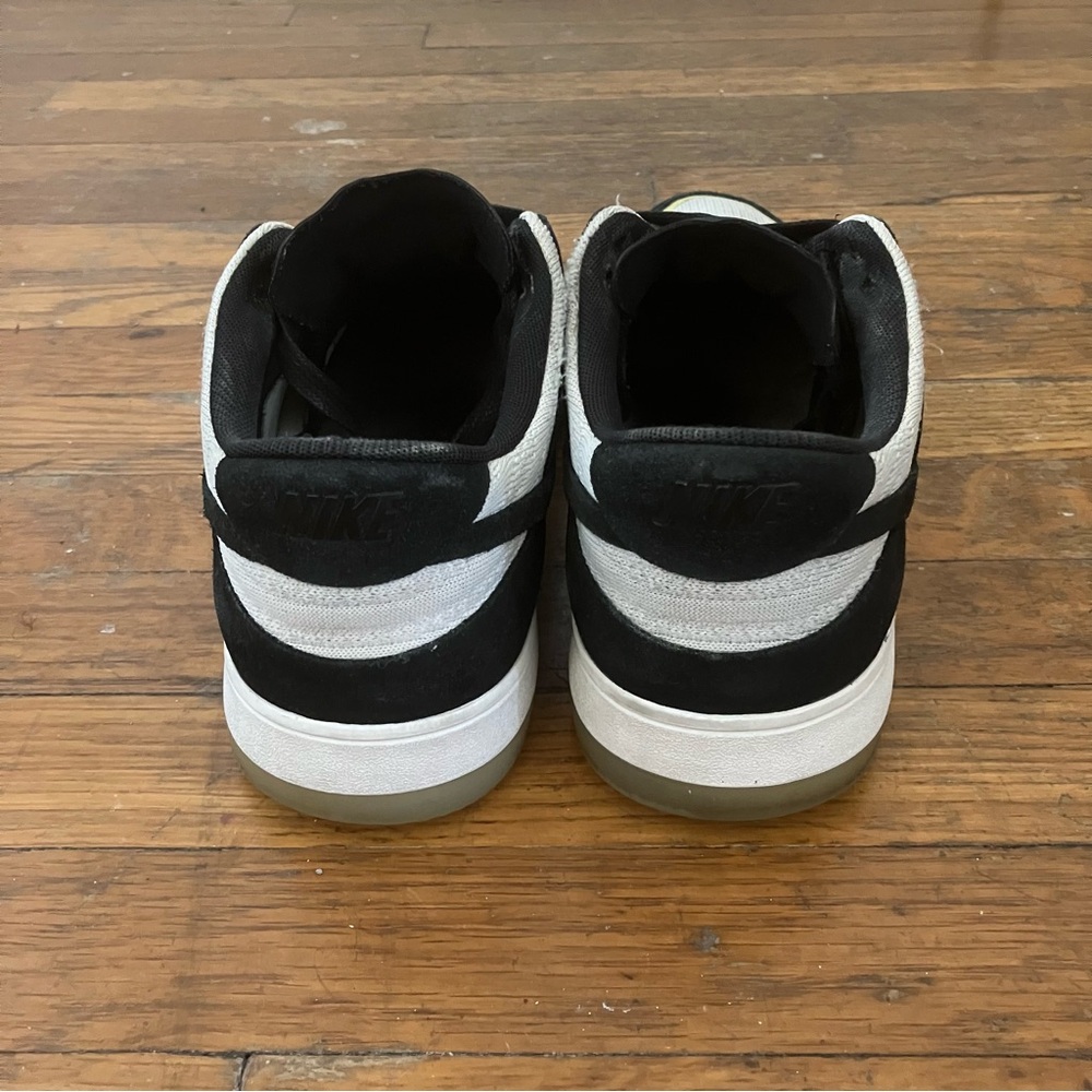 NIKE SB DUNK LOW ELITE SIZE 7.5 BLACK/WHITE OSKI - Picture 6 of 7